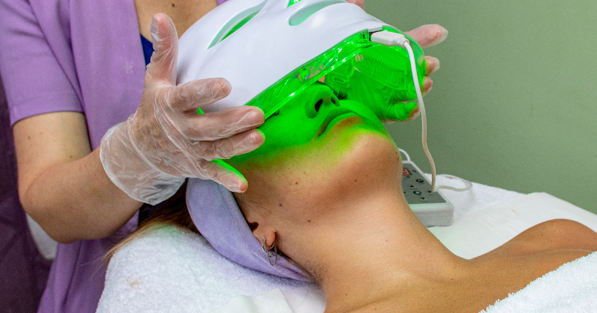 Women receiving Green Light Therapy in Sandy, UT